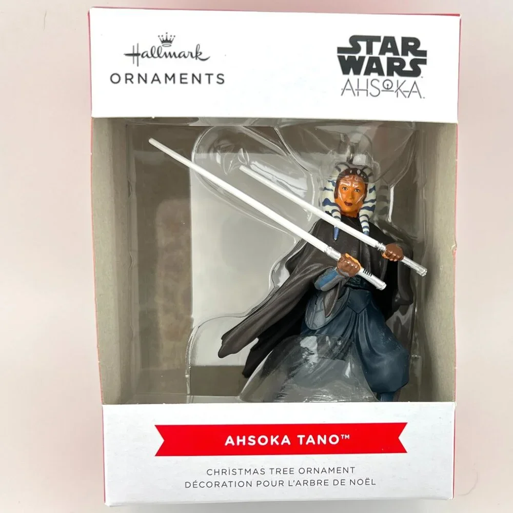 NIB Hallmark Disney Christmas Ornament Star Wars The Mandalorian Ahsoka Tano